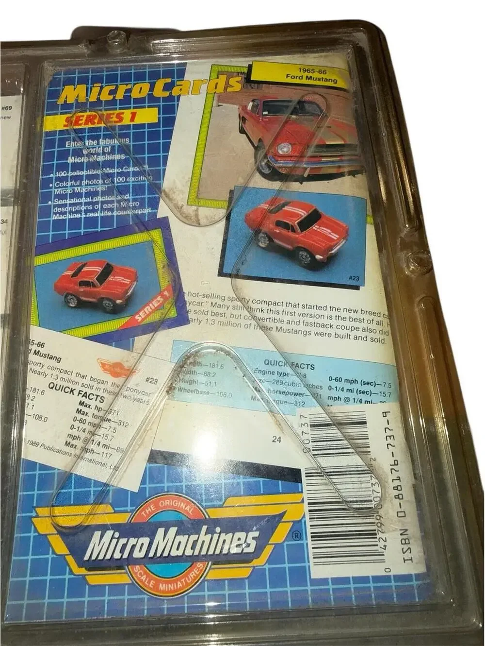 Micro Machines MicroCards Kit Series 1 1989 Sealed New 100 Collectible Original
